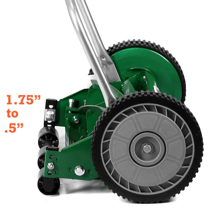 Scotts Outdoor Power Tools 304-14S Cortacésped de Carrete de Empuje de 5 Cuchillas de 14 Pulgadas, Color Verde