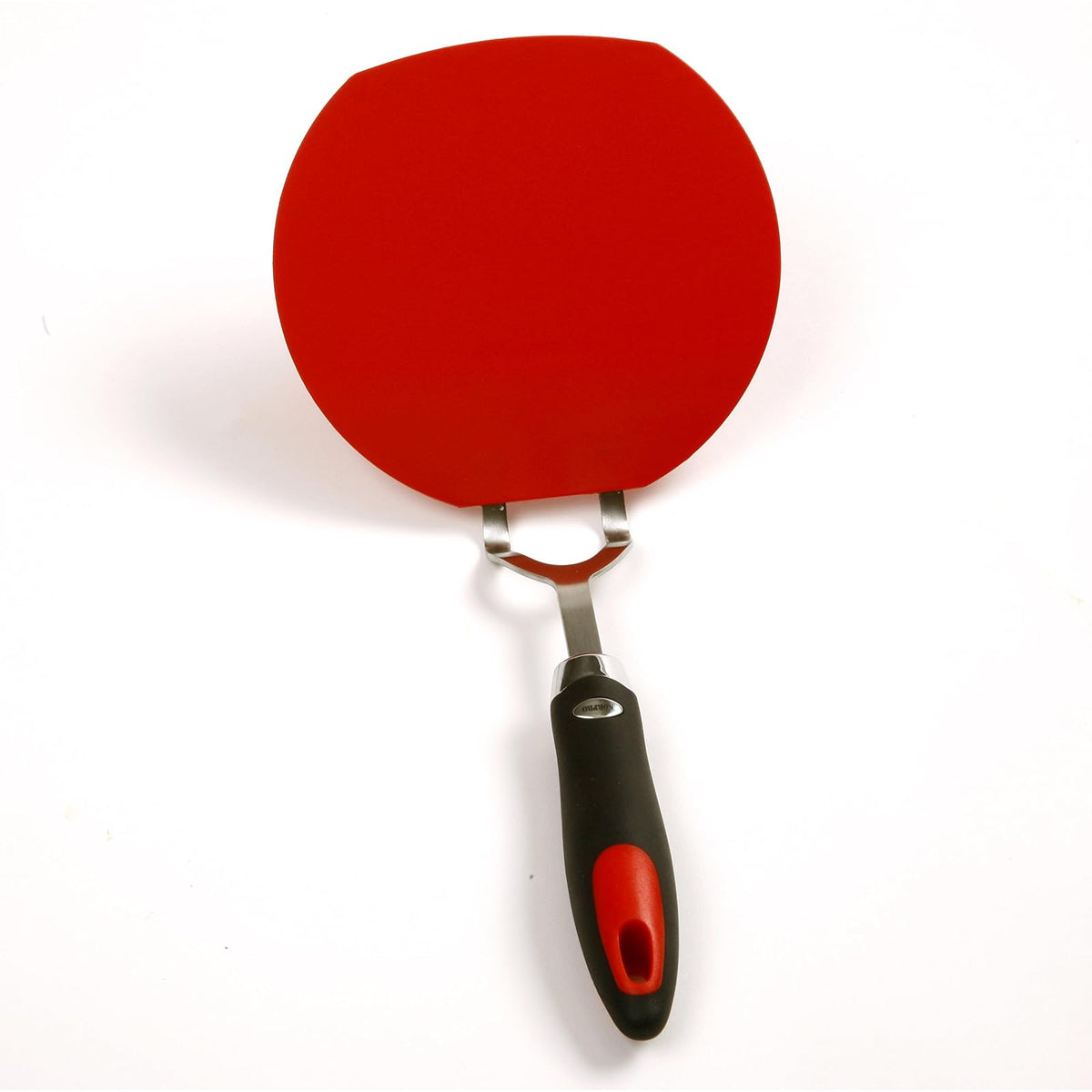 Norpro 1417R Grip-EZ - Espátula flexible para panqueques rojo, 33,5 cm x 16 cm x 13 cm