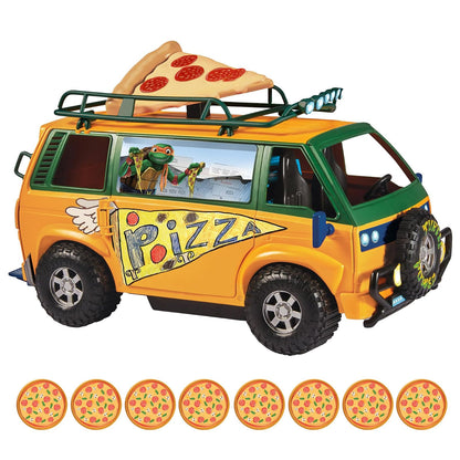 Teenage Mutant Ninja Turtles TMNT - Furgoneta de Fuego para Pizza