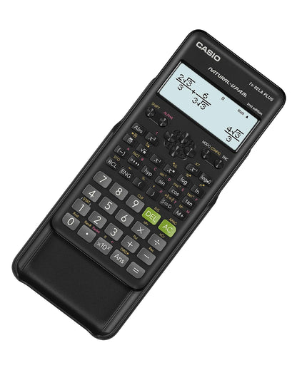 Casio Calculadora Científica, fx-82LA Plus-BK-2, 252 Funciones, Nivel Primaria y Secundaria, Color Negro