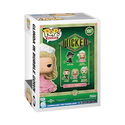 Funko Pop! Movies: Wicked - Glinda in Bubble Gown | Mercancía Oficial de Fantasía - Figura de Vinilo Coleccionable para Decoración - Regalo de Cumpleaños para Fans
