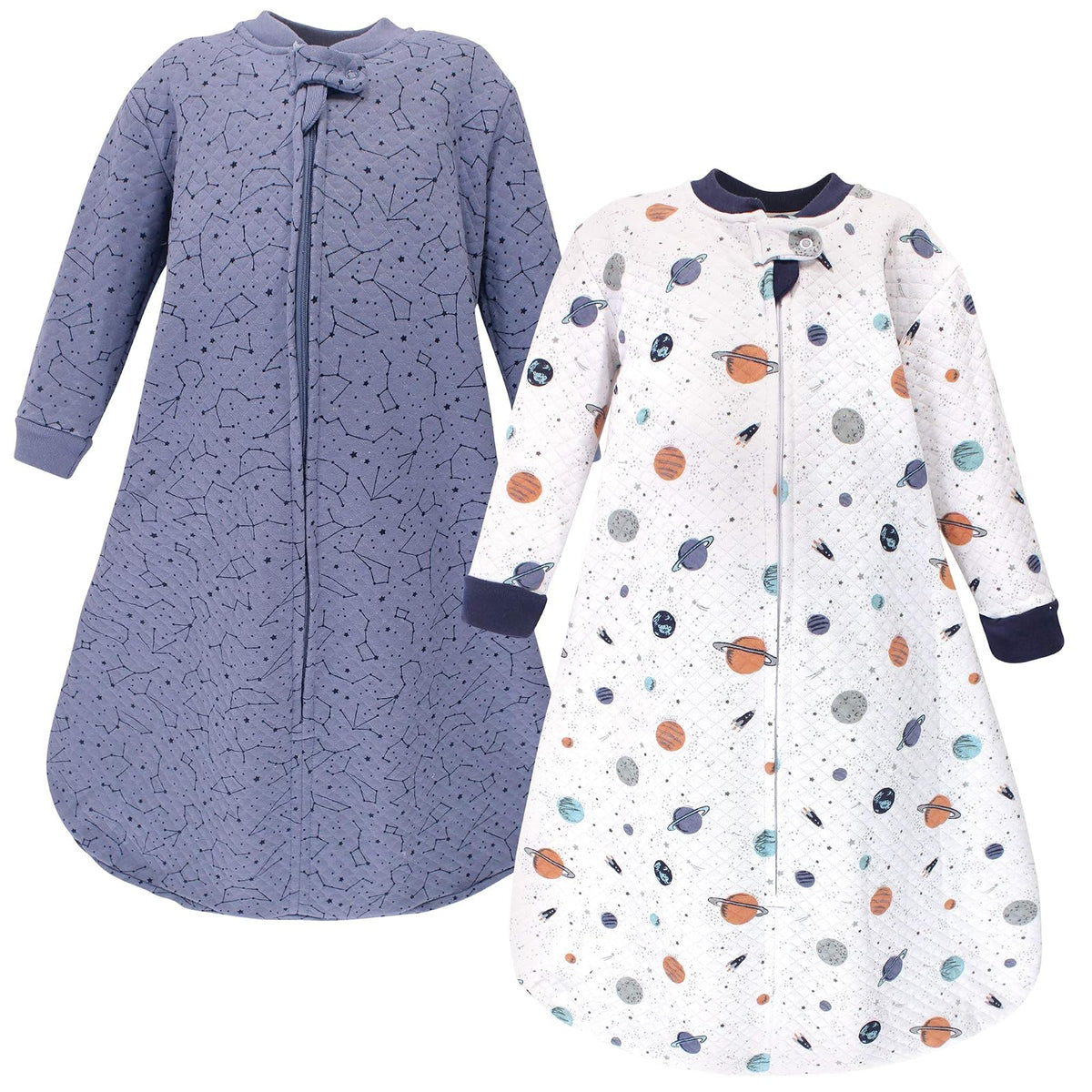 Hudson Baby Saco de Dormir Acolchado de Manga Larga, Unisex - 18 - 24 meses - Espacio