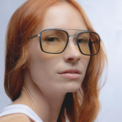 Gunnar Stark Industries anteojos de bloqueo de luz azul Hombre