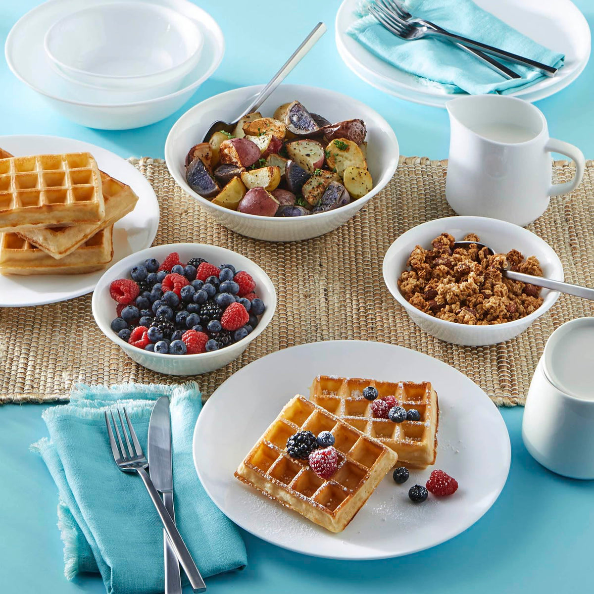 Corelle Livingware 6 piezas Rojo rubí juego de platos