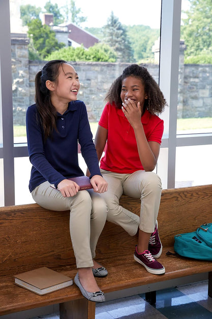 French Toast - Polo piqué elástico de Manga Corta para niña
