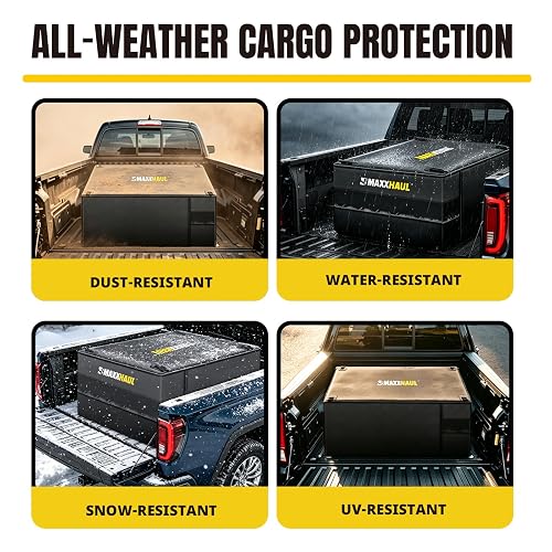 MaxxHaul 50130 Bolsa Carga Resistente Agua Camión/SUV/Camioneta 50x40x22 Negro