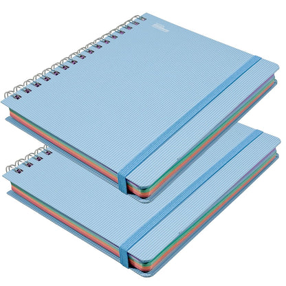 Printaform Libreta Forma Francesa Universitaria, 200 Hojas, 2 Piezas - Cuadro Chico - Cielo