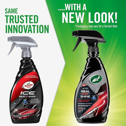 Turtle Wax ICE Seal N Shine Spray Wax – Cera en Spray con Protección Hidrofóbica y Brillo Intenso