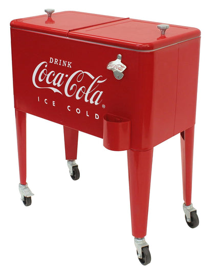Leigh Country CP 98105 Refrigerador de Coca-Cola de 60 Cuartos de galón, Rojo