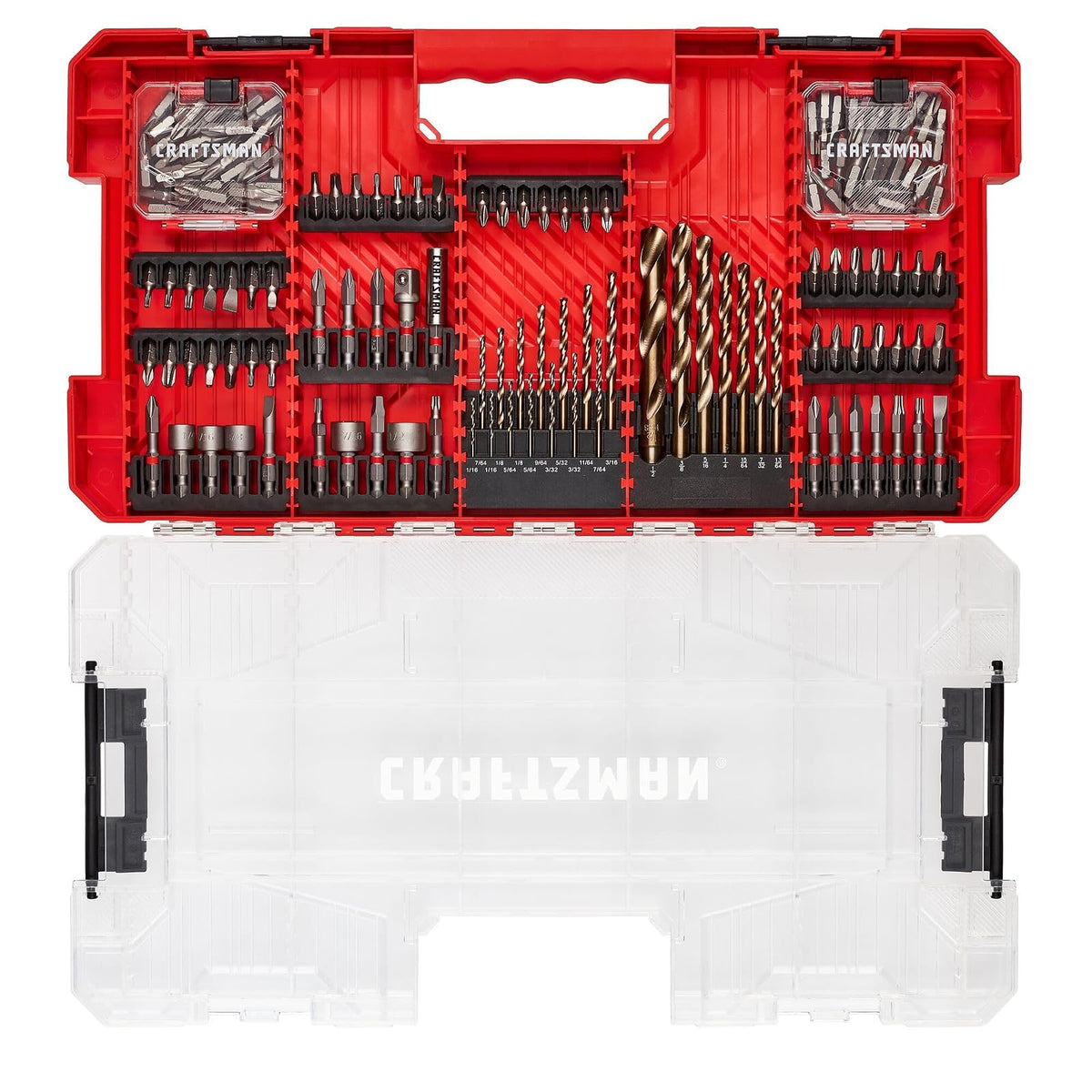 CRAFTSMAN Juego de 140 piezas de brocas de perforación/desarmador (CMAF140SET)
