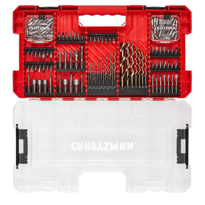CRAFTSMAN Juego de 140 piezas de brocas de perforación/desarmador (CMAF140SET)