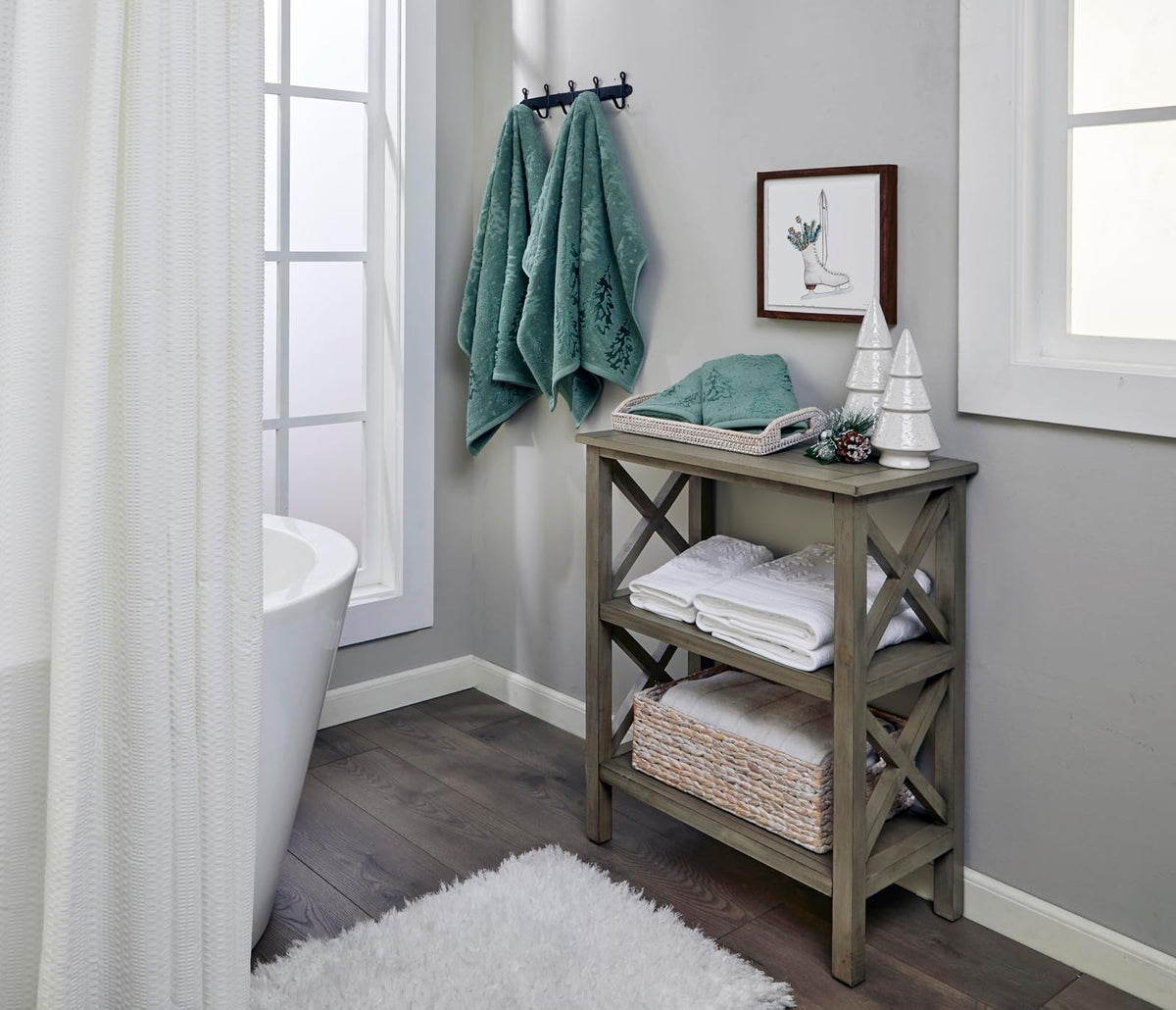 SKL Home Whispy Trees - Toalla de baño