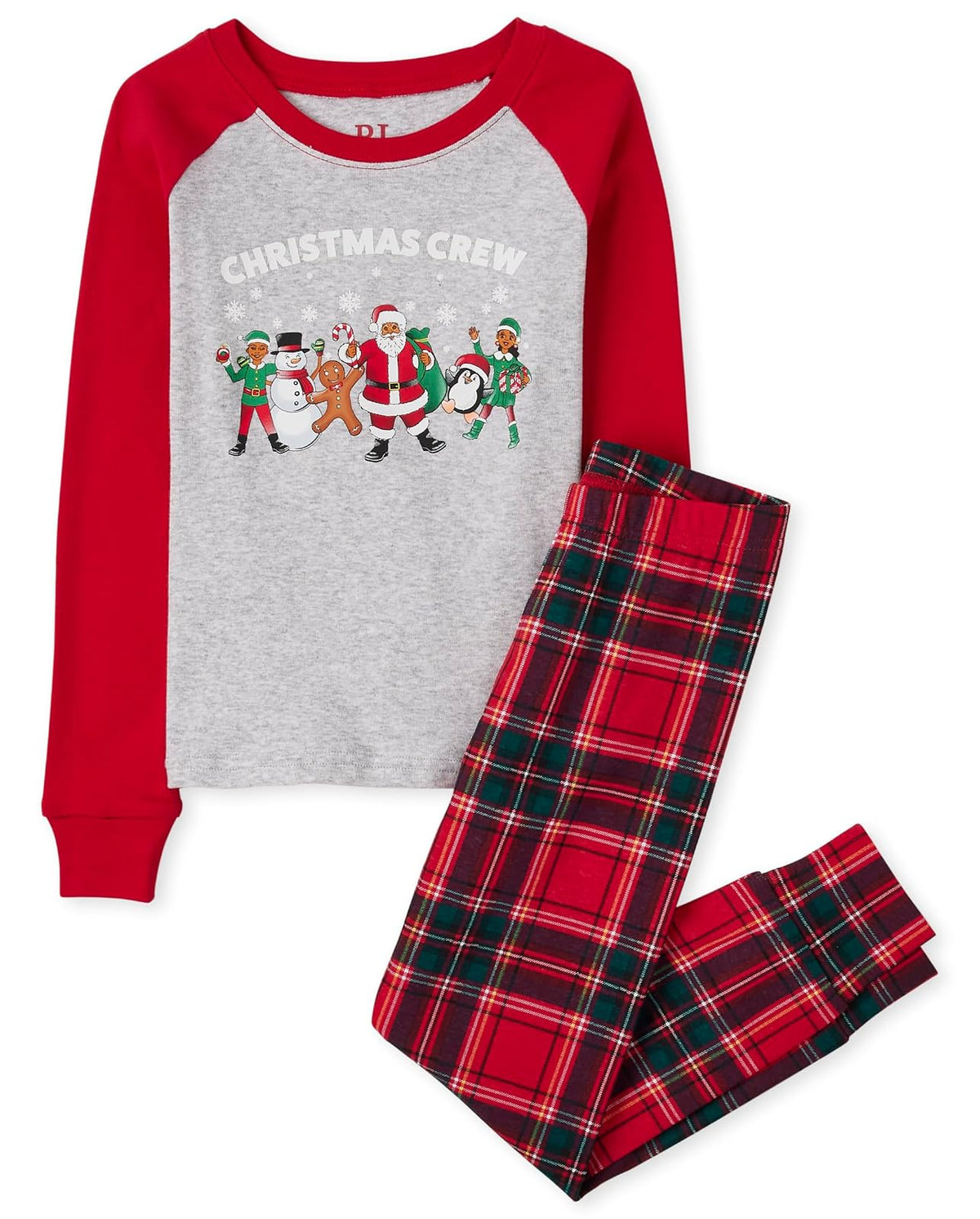 The Children's Place Conjuntos de Pijamas navideños a Juego para la Familia, Ajuste cómodo, 100% algodón, para Adultos, niños Grandes, bebés Juego de pijamabebés Unisex