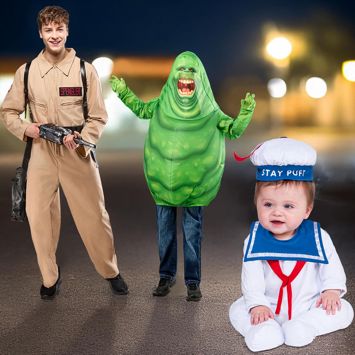 Rubie's Baby Ghostbusters Classic Stay Puft Costume Romper, As Shown, 6-12