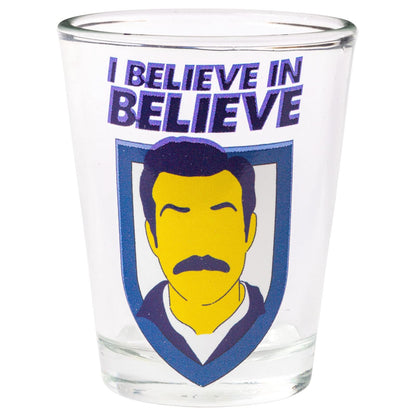 Silver Buffalo Ted Lasso Quotes - Juego de 4 mini vasos de 1.5 onzas