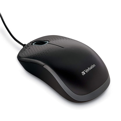 Verbatim Mouse óptico silencioso con Cable - Negro