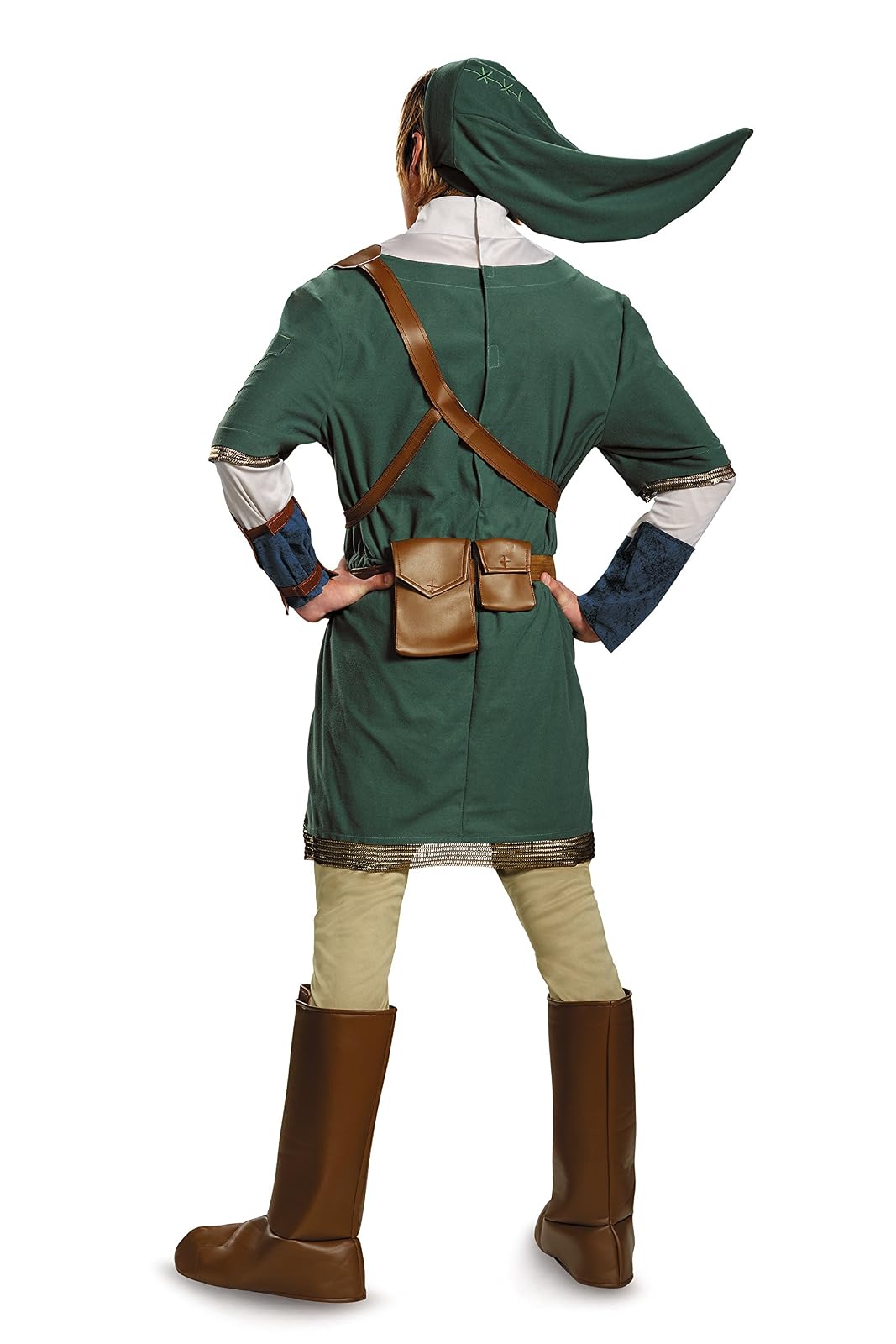 Disguise Men's Legend Of Zelda Link Prestige Costume, Green, Medium