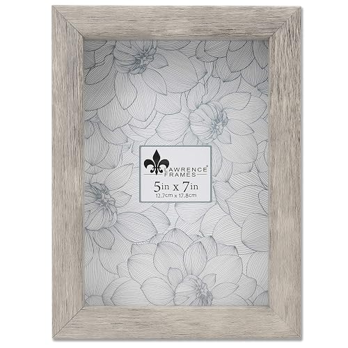 Lawrence Frames - Marco de Sombra, 5 x 7 Pulgadas, Color Gris Natural