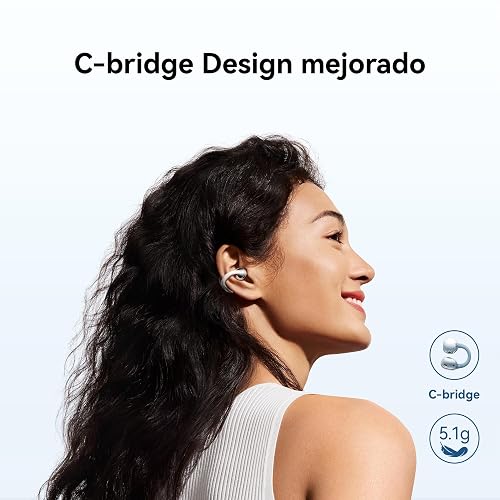 HUAWEI FreeClip 2 Audífonos inalámbricos, Morado | C-bridge Design mejorado, Ajuste abierto, hasta 38 horas de Reproducción, Compatible con iOS y Android, IP57