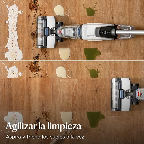 Bissell CrossWave Edge Zero-Gap Trapeador al aspiradora en seco húmedo, 4111A | Potente succión para suelos de baldosas y eliminación de manchas; borde de espacio cero llega a zócalos y esquinas