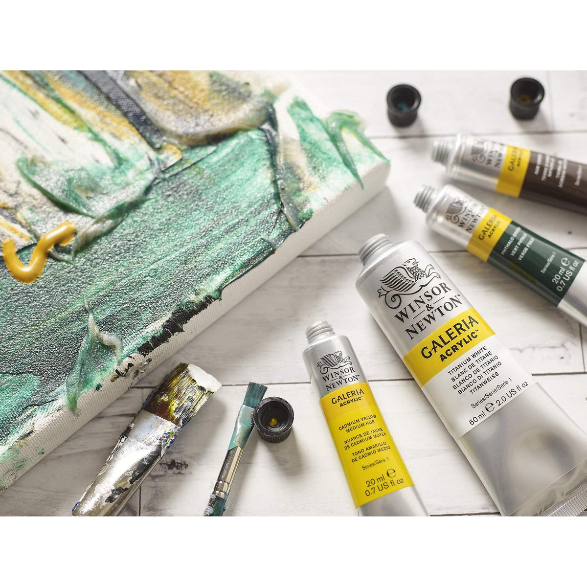 Winsor & Newton 2120447 ACRIL GALERIA 60 ml OLIVE GREEN No 447