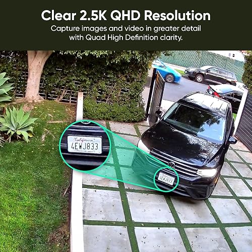WYZE CAM v4, cámara de Seguridad Inteligente de 2K HD Wi-Fi para el hogar, Uso en Interiores y Exteriores, Monitor de Mascotas/bebés, Foco/Sirena Activado por Movimiento, visión Nocturna de Color