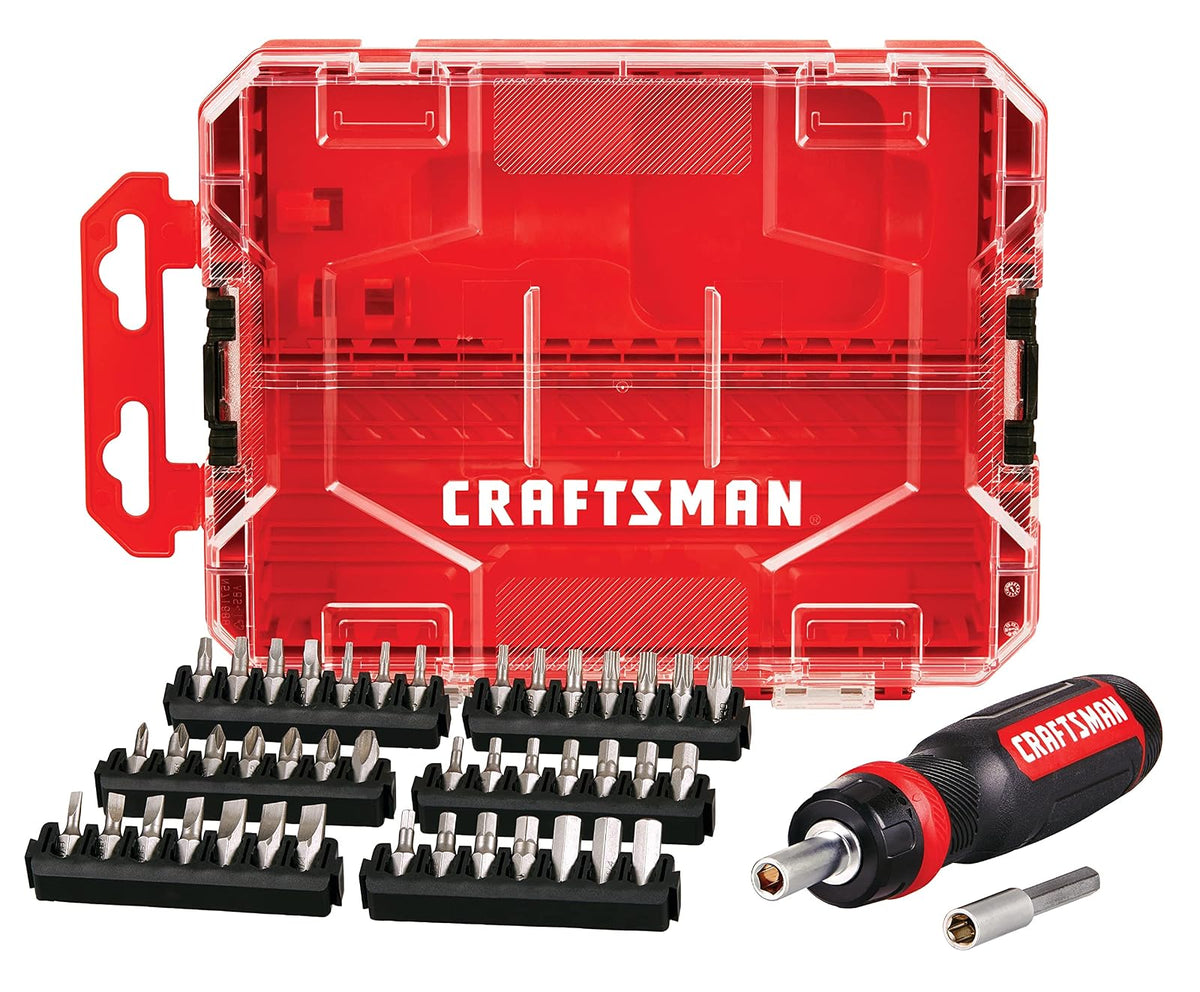 CRAFTSMAN Juego de Desarmador con Puntas Intercambiables 44 Piezas CMHT68017