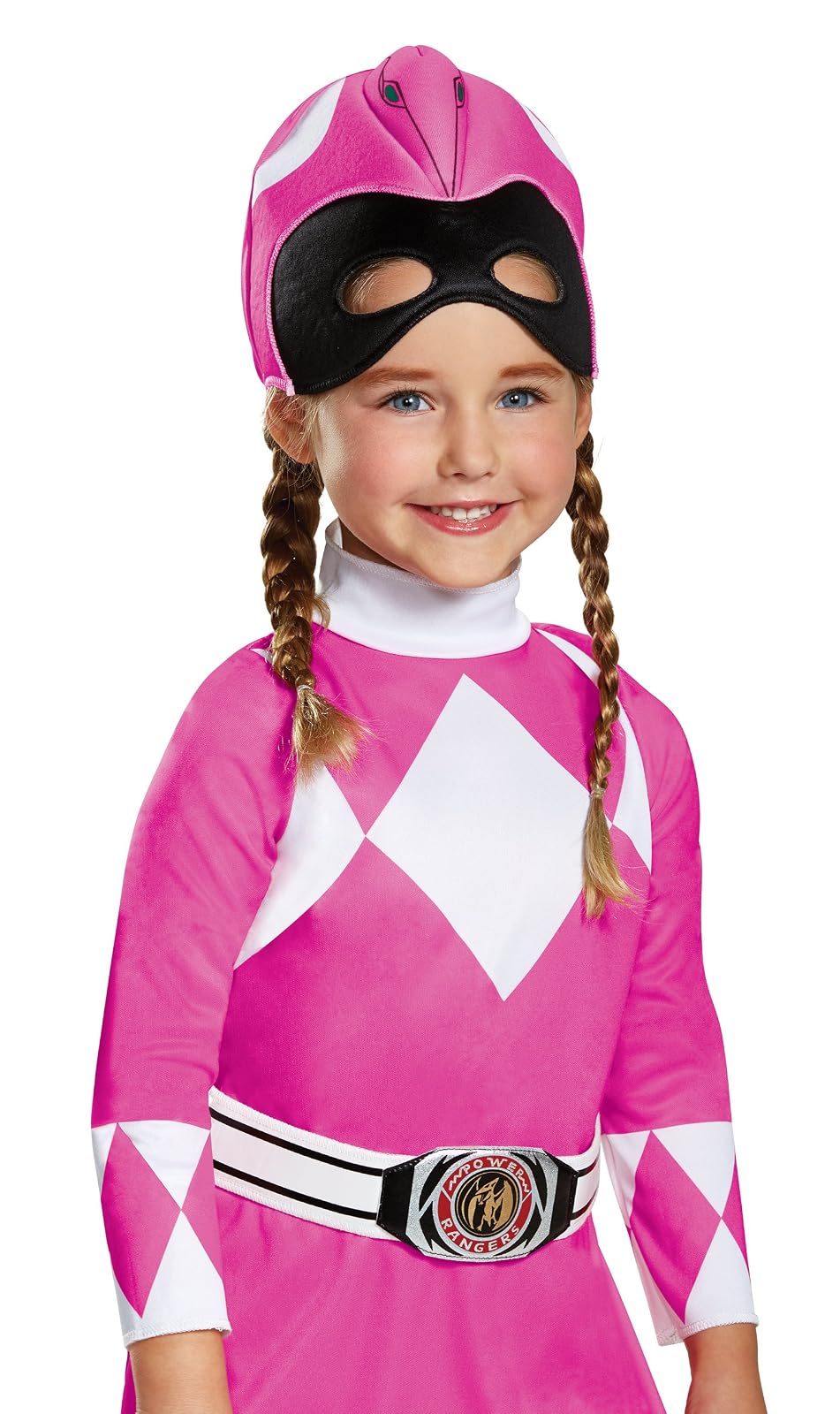 Disguise Pink Ranger - Disfraz clásico para niño pequeño, rosa, mediano/(3T-4T)