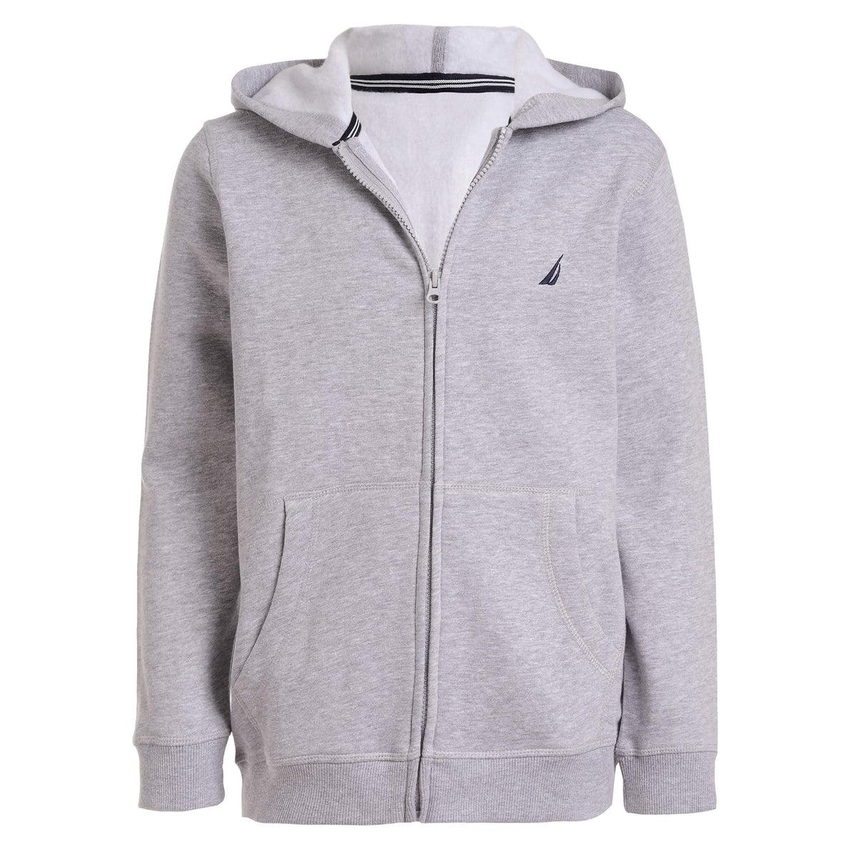 Nautica Sudadera con Capucha de Forro Polar para Niño - Gris claro - 14-16
