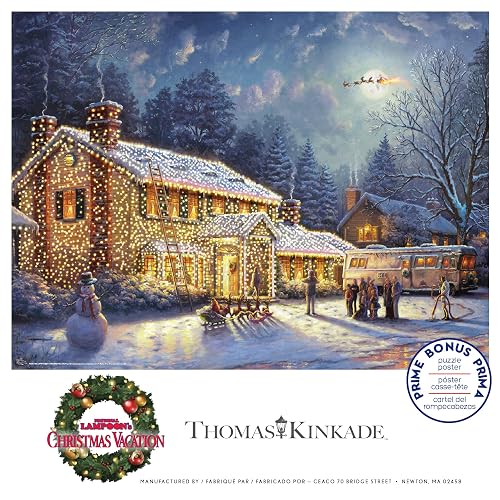 Ceaco Thomas Kinkade National Lampoon's Christmas Vacation Jigsaw Puzzle (300 Piece)