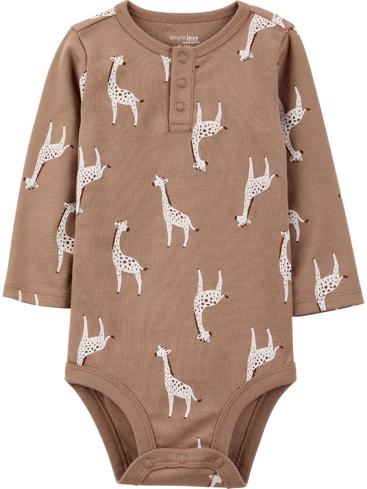 Simple Joys by Carter's 5-pack Long-sleeve Bodysuit Body Unisex bebé