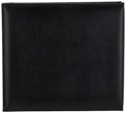 Pioneer 12 Inch by 12 Inch 3-Ring Sewn Oxford Cover Memory Book Binder, Black