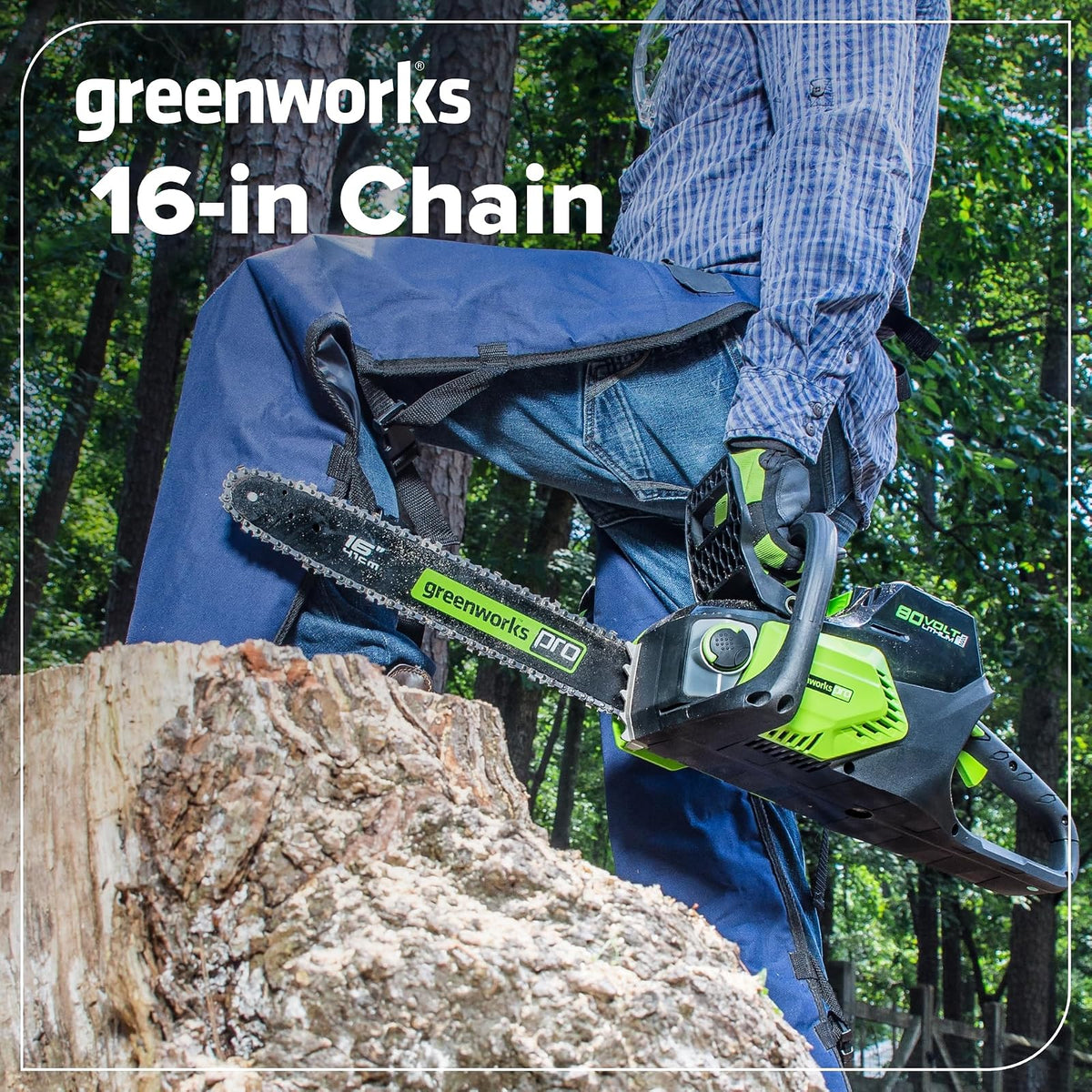 Greenworks Cadena de motosierra de 16 pulgadas 2904402