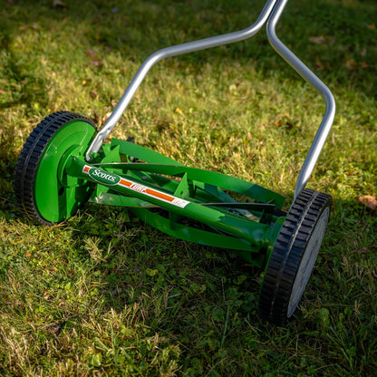Scotts Outdoor Power Tools 304-14S Cortacésped de Carrete de Empuje de 5 Cuchillas de 14 Pulgadas, Color Verde