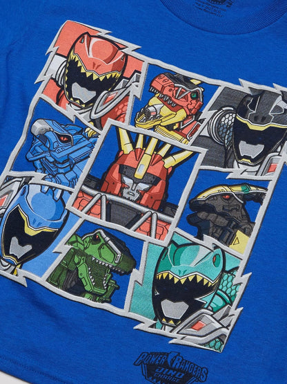 Power Rangers Camiseta de Manga Corta Camiseta para Niños