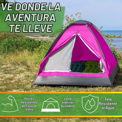 Wakeman Outdoors - Tienda de campaña para 2 Personas – Bolsa de Transporte – Tienda de campaña Ligera para niños o Adultos – Campamentos, mochileros y Equipo de Senderismo