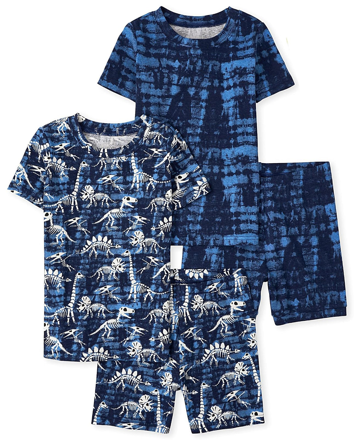 The Children's Place The Children's Place Conjunto de Pijama de 2 Piezas de Manga Corta y Pantalones Cortos de Ajuste cómodo, 100% algodón Juego de Pijama para Unisex bebé