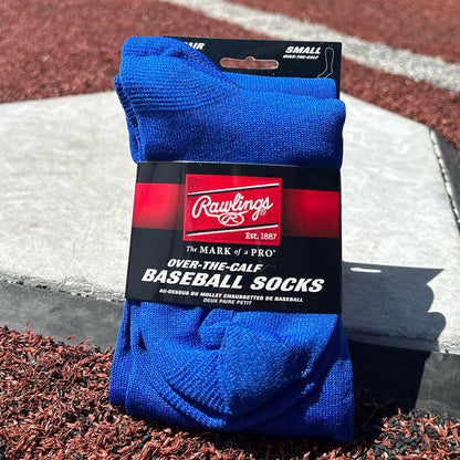 Rawlings - Calcetines atléticos | Béisbol/Softball | 2 pares | Varios tamaños/colores