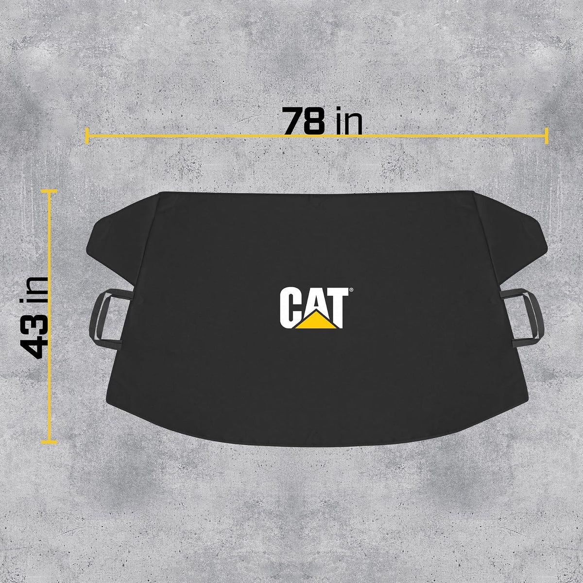 Cat Frost Guard, Toughest Car Windshield Snow Cover for Ice & Sleet, Weatherproof for Winter, Includes Magnetic Anti-Theft, Freeze Protector for Auto Coupe Sedan Truck Van SUV, Wide Size 78"x45" Inch