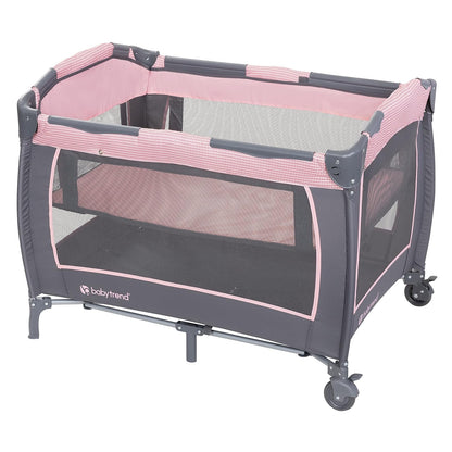 Baby Trend Lil' Snooze Deluxe III, rosa acogedor