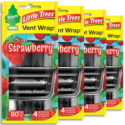 Little Trees Ambientador para Auto, Aroma Duradero - Strawberry