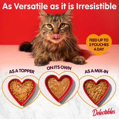 Delectables Stew Lickable Treat - Tuna & Whitefish - Pack of 12