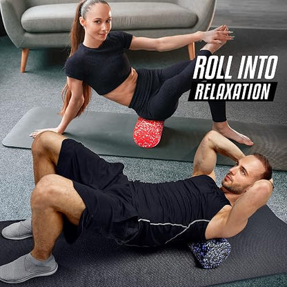 Yes4All Rodillo de Espuma Redondo de Alta Densidad EPP para Espalda, Rodillo de Ejercicio para Yoga, Pilates y Estiramientos - 30, 45, 60, 90 cm