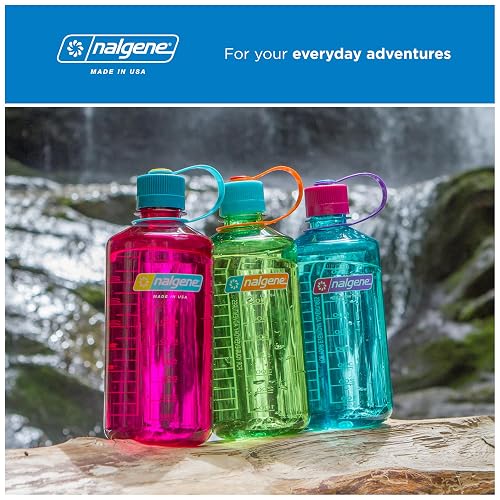 Nalgene Sustain Tritan BPA-Free Water Bottle Made with Material Derived from 50% Plastic Waste, 32 OZ, Narrow Mouth