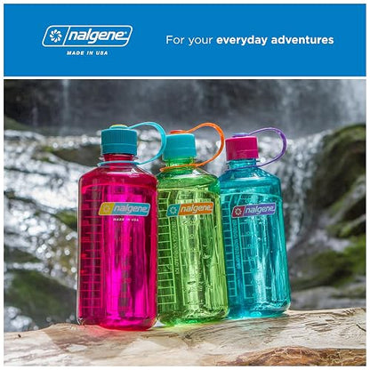 Nalgene Sustain Tritan BPA-Free Water Bottle Made with Material Derived from 50% Plastic Waste, 32 OZ, Narrow Mouth