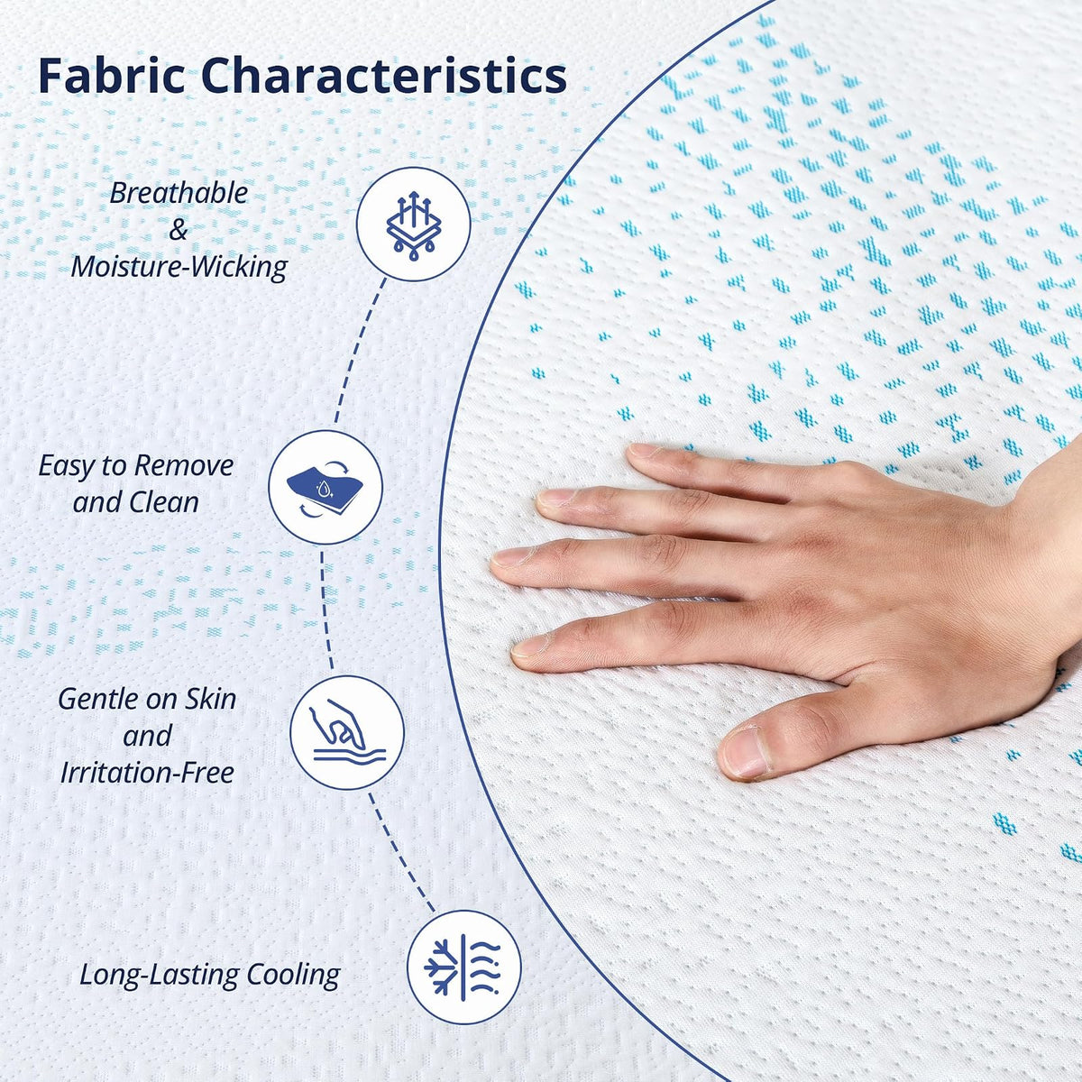 EGOHOME - Colchón Individual de 6 Pulgadas para niños, Espuma viscoelástica de Gel con carbón, sin Fibra de Vidrio, Certificado CertiPUR-US, regulador de Temperatura, Funda Lavable, Mediana Firme