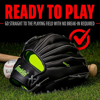 Franklin Sports Field Master Midnight Series - Guante de béisbol para diestros