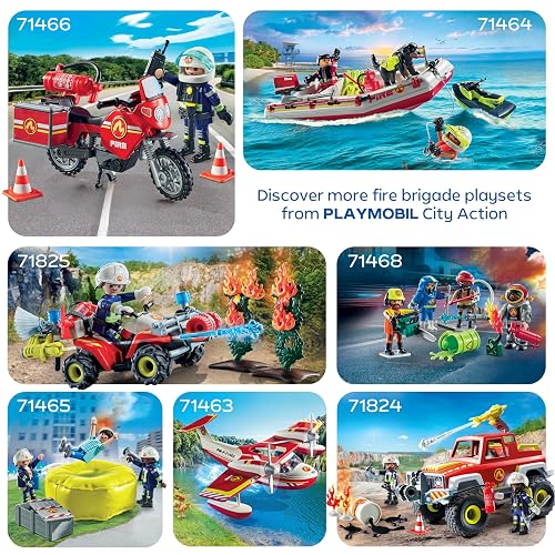Playmobil Camión de Bomberos con Accesorios y 2 Figuras