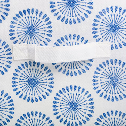 DII CAMZ35079 Papeleras de almacenamiento de tela plegables para guardería, oficinas, hogar, contenedores hechos para adaptarse a organizadores de cubos estándar, pequeños: 28 x 28 x 28 cm, Starburst Blueberry