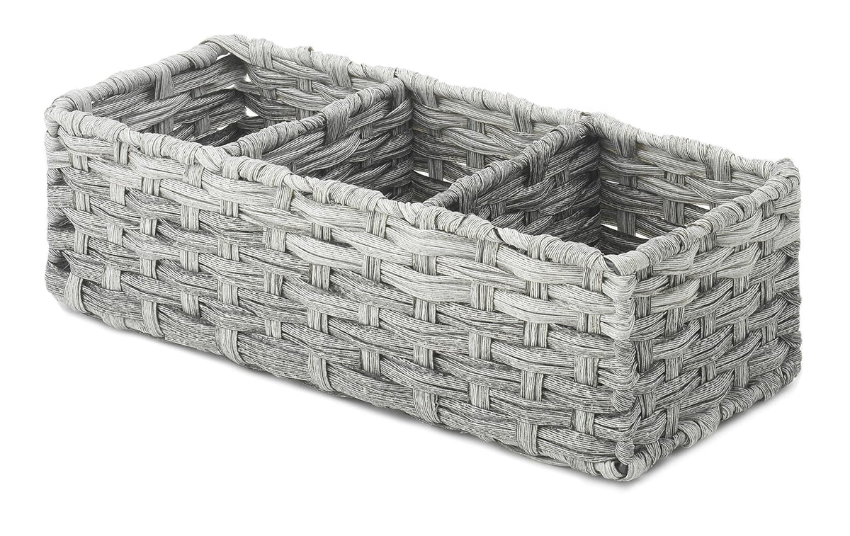 Whitmor Tank Topper Cesta, Rattique Graywash, Gris, 1, 1